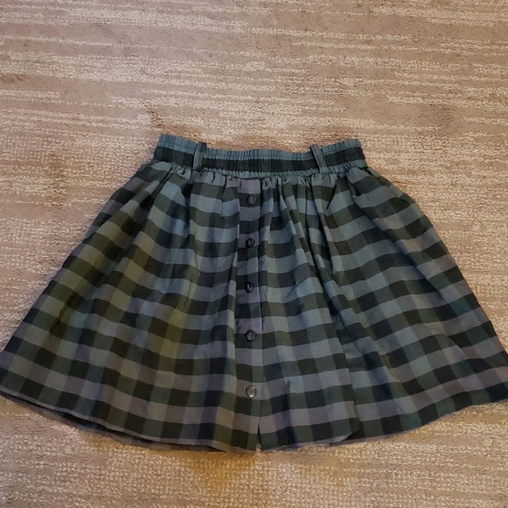 Vintage You Babes plaid skort EUC